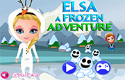 Juego Elsa Frozen Adventure Snowgies