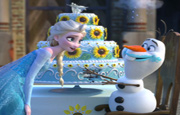 Rompecabezas Elsa y Olaf Frozen Fever