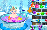 Juego Baño Bebé Elsa