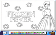 Colorear Frozen Anna en Movimiento
