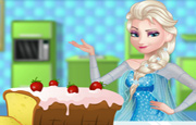 Juego Elsa Cocina un Bizcocho