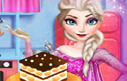 Juego Elsa Cooking Tiramisu