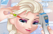 Juego Elsa en el Oculista