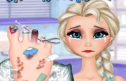 Elsa en el Doctor de Pies