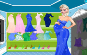 Juego Elsa Pregnant Shopping