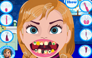 Juego Frozen Anna Dentist Time