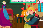 Juego Frozen Anna Kissing