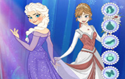 Juego Vestidos de Elsa