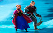 Puzzle Kristoff y Anna en la nieve