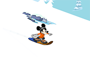 Juego Mickey Mouse Snowboard