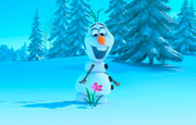 Puzzle Olaf y la flor