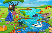 Juego Princess Anna River Cleaning