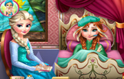 Juego Frozen Anna Enferma