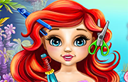 Juego Baby Ariel Peinado Real