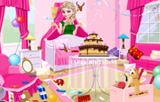 Juego Elsa Birthday Cleaning