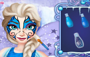 Juego Elsa Face Tatoo