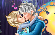 Juego Elsa y Jack Beso