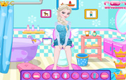 Juego Elsa Toilet Decoration