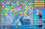 Juego Frozen Disparar Burbujas