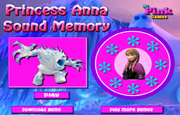 Juego Memoria Sonidos Princesa Anna