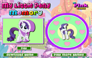 Juego My Little Pony Memory