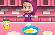 Juego Masha Cocina Pastel