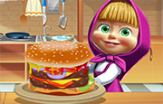 Juego Hamburguesa de Masha