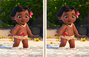 Juego Diferencias Bebé Moana