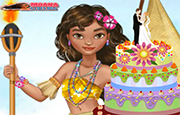 Juego Moana Pastel de Bodas