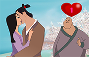 Juego Besos Princesa Mulan